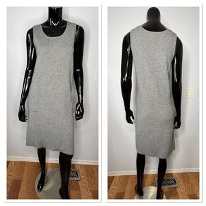 Mo:Vint New York Knit Tank Dress with Pockets Sz S Viscose Polyester Blend